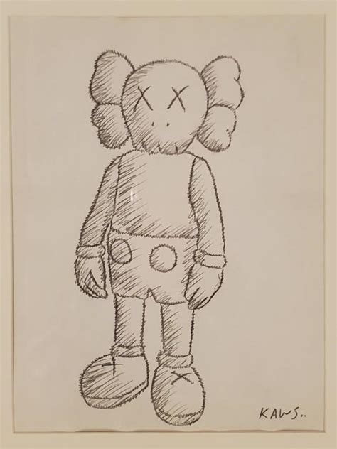 art drawing kaws
