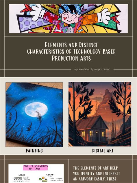 Art Elements In The Technology Based Production