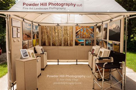 art fair booth set up