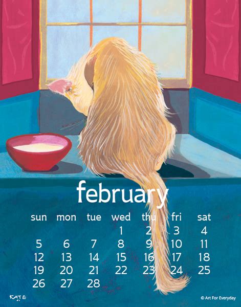 art for everyday calendars