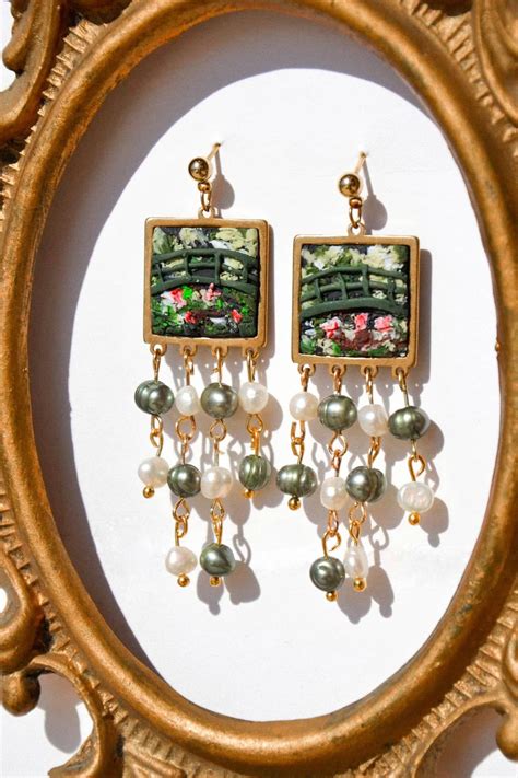 art inspired earrings