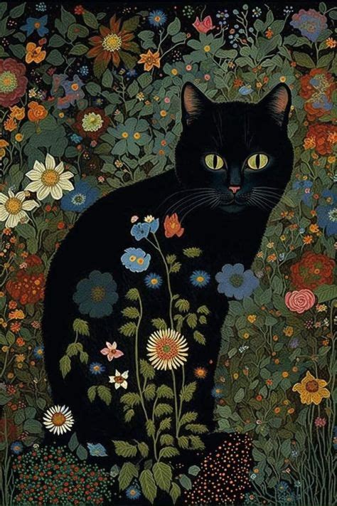 art print cat