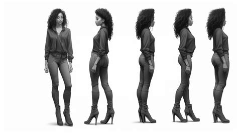 Art Reference Poses Models Black And White