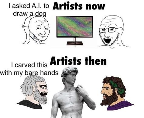 art vs the artist meme