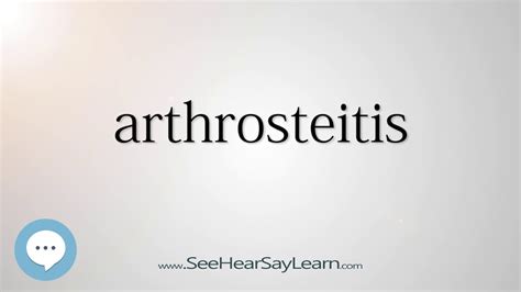 arthrosteitis