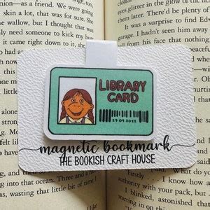 Arthur Library Card Bookmark