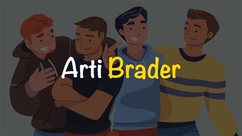 Arti Brader Indonesia