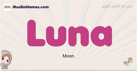 Makna dan Arti Nama Luna dalam Islam di Indonesia untuk Bayi Perempuan