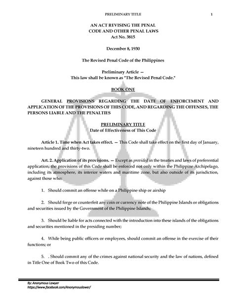 article 1 9 of revised penal code
