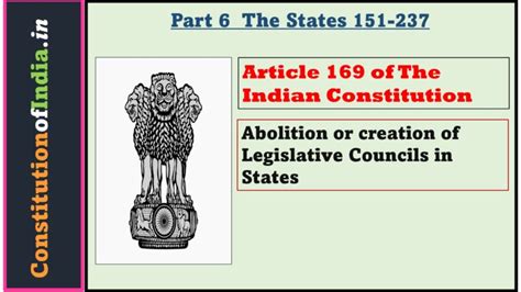 +14 Article 169 In Hindi