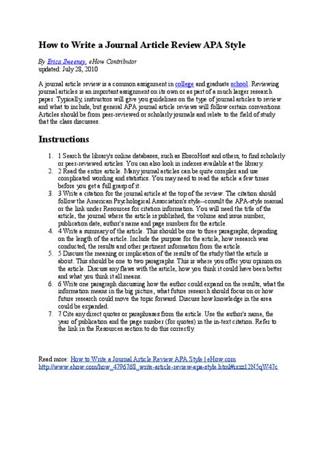 article analysis example apa