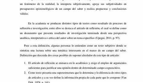 (PDF) ARTÍCULO DE REFLEXIÓN | Edgar F M - Academia.edu