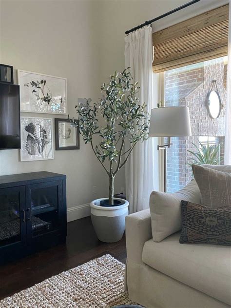 Artificial Trees For Living Room Living room plants, Small living