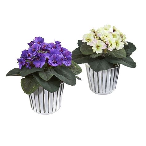 Artificial African Violets