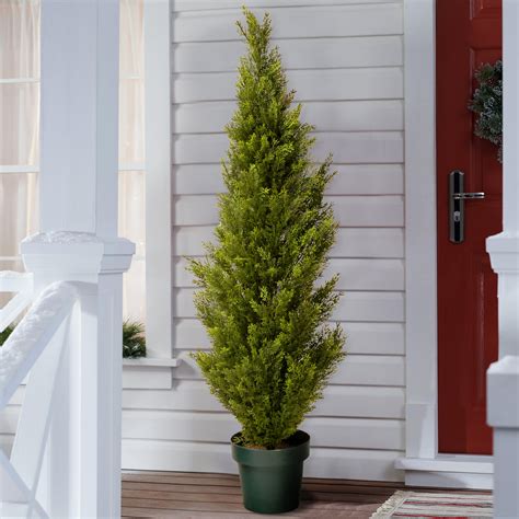 Artificial Cedar Tree In Pot