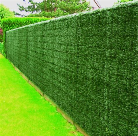 artificial fence hedge