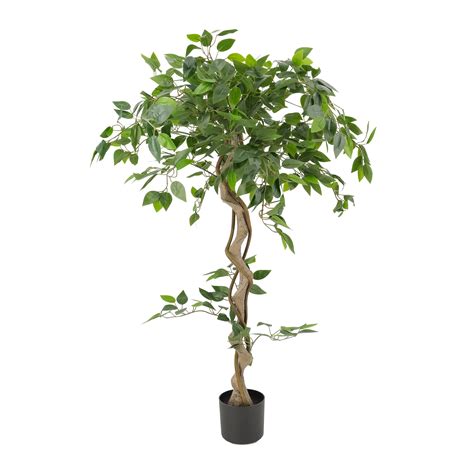 Artificial Ficus Tree With Twisted Trunk