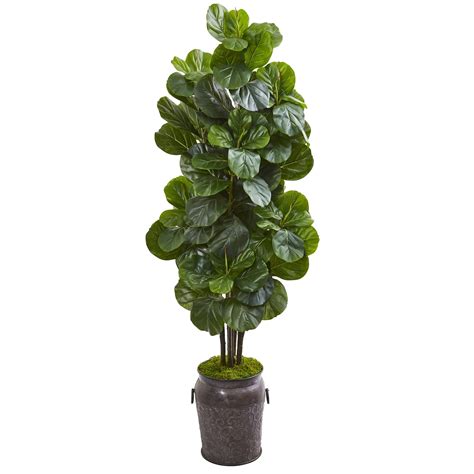 Artificial Fig Tree In Planter