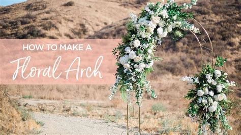 Artificial Flower Arch Diy