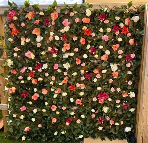 Artificial Flower Garden Wall