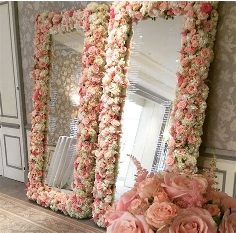 Artificial Flowers For Mirror