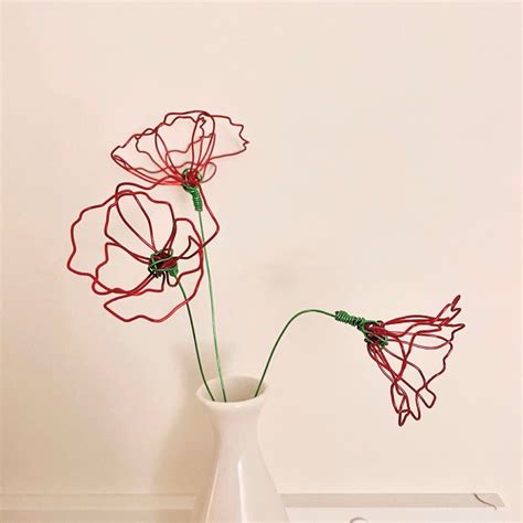 Artificial Flowers On Wire