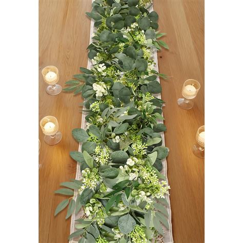 Artificial Greenery Table Runner