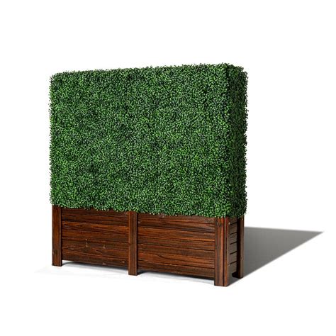 Artificial Hedge Wall In Planter
