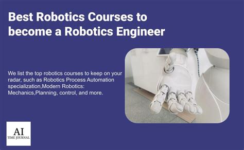 artificial intelligence and robotics engineering courses