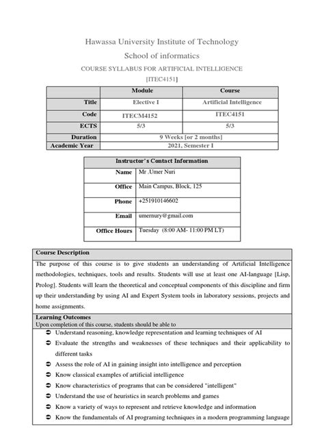 Marwadi University BE Artificial Intelligence Semester I 01EE0101
