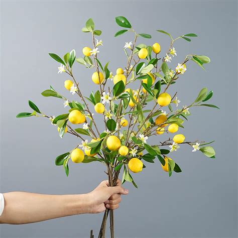 Artificial Lemon Tree Decor