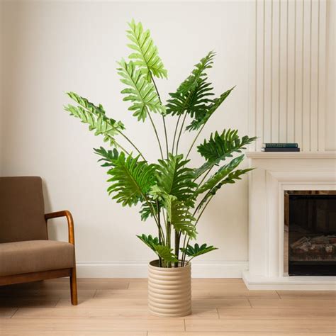 Artificial Philodendron Tree In Pot