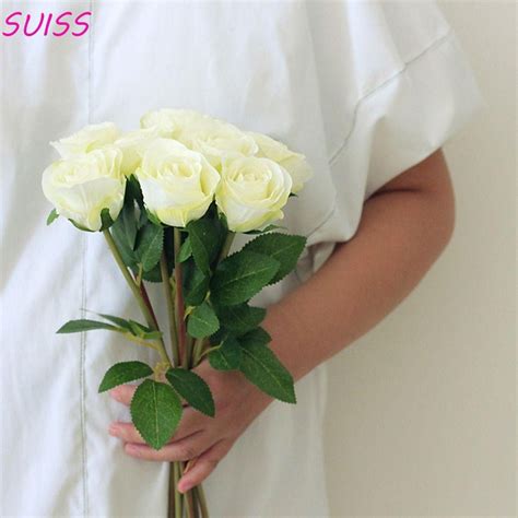Artificial Rose Flower Branches