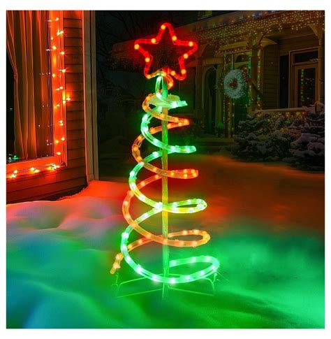 Artificial Spiral Tree With Lights