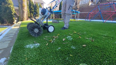 artificial turf cleaning tools