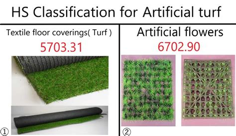 Artificial Turf Hs Code