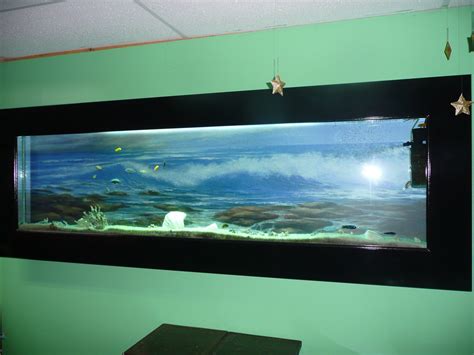 artificial wall mounted fish tank