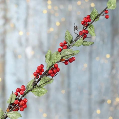 Artificial Winterberry Branches