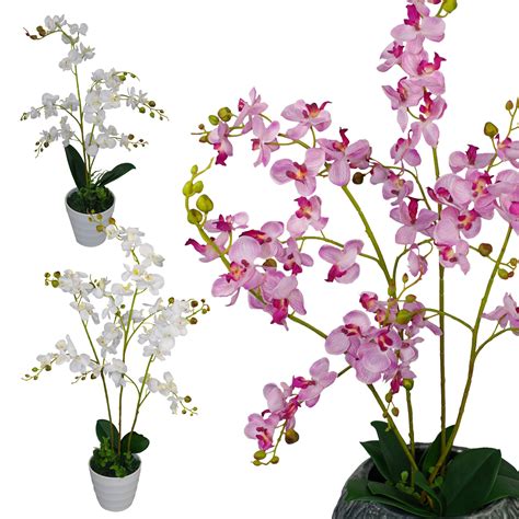 21artificial Orchid Arrangement, Artificial Flowers, Rubberized Orchid, Floral Arrangements