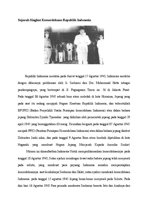 artikel tentang sejarah indonesia