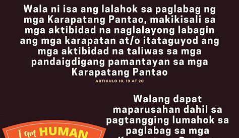 Artikulo Na Nagpapakita Ng Paglabag Sa Karapatang Pantao