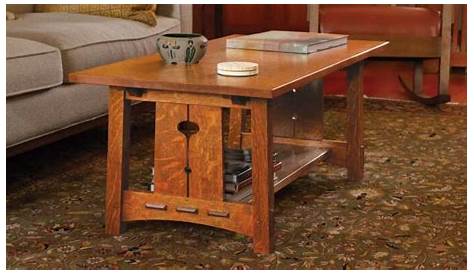 Hand Crafted Arts And Crafts Coffee Table by Batterman's Custom