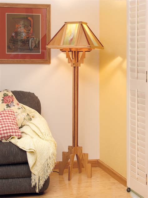 arts and crafts style floor lamps