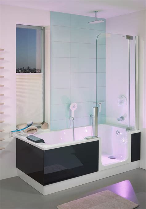 Artweger Twinline 2 Dusch Badewanne 170 x 75 cm mit Tür mit Glasfront Kombiwanne eBay