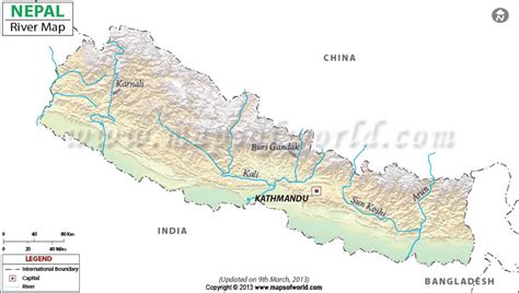 Coverage of Water Dammed due to high dam in Arun river basin Download