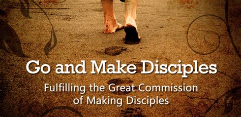 as you are going make disciples
