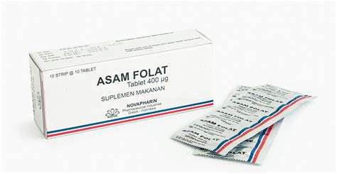 asam folat suplemen