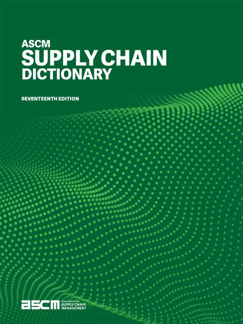 ascm supply chain dictionary
