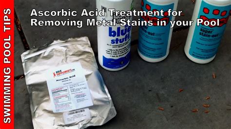 Ascorbic Acid Pool Treatment