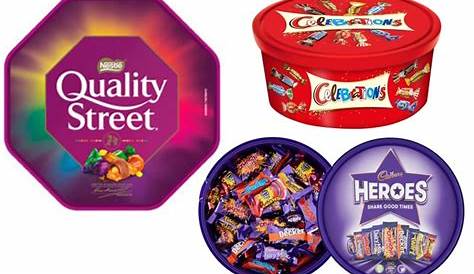 Asda is selling two tubs of Christmas chocolates including Celebrations